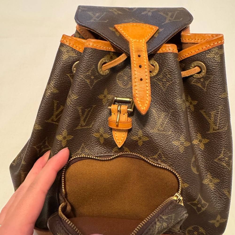Louis Vuitton Brown and Tan Monogram Backpack - Picture 4 of 16